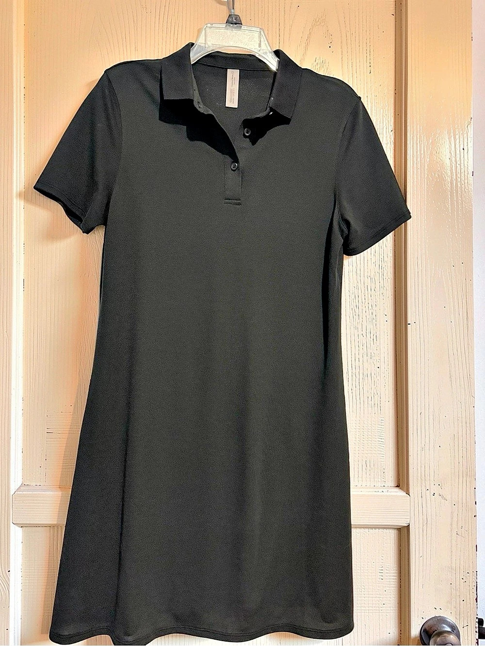 Outdoor Voices Players Polo Dress Black Polo Dress Like New